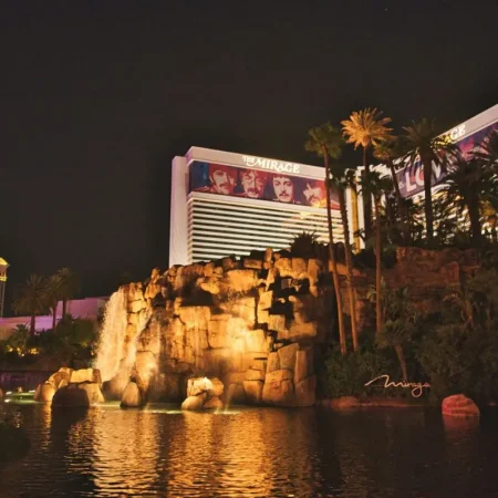 The Mirage in Las Vegas is undergoing renovation and transformation.